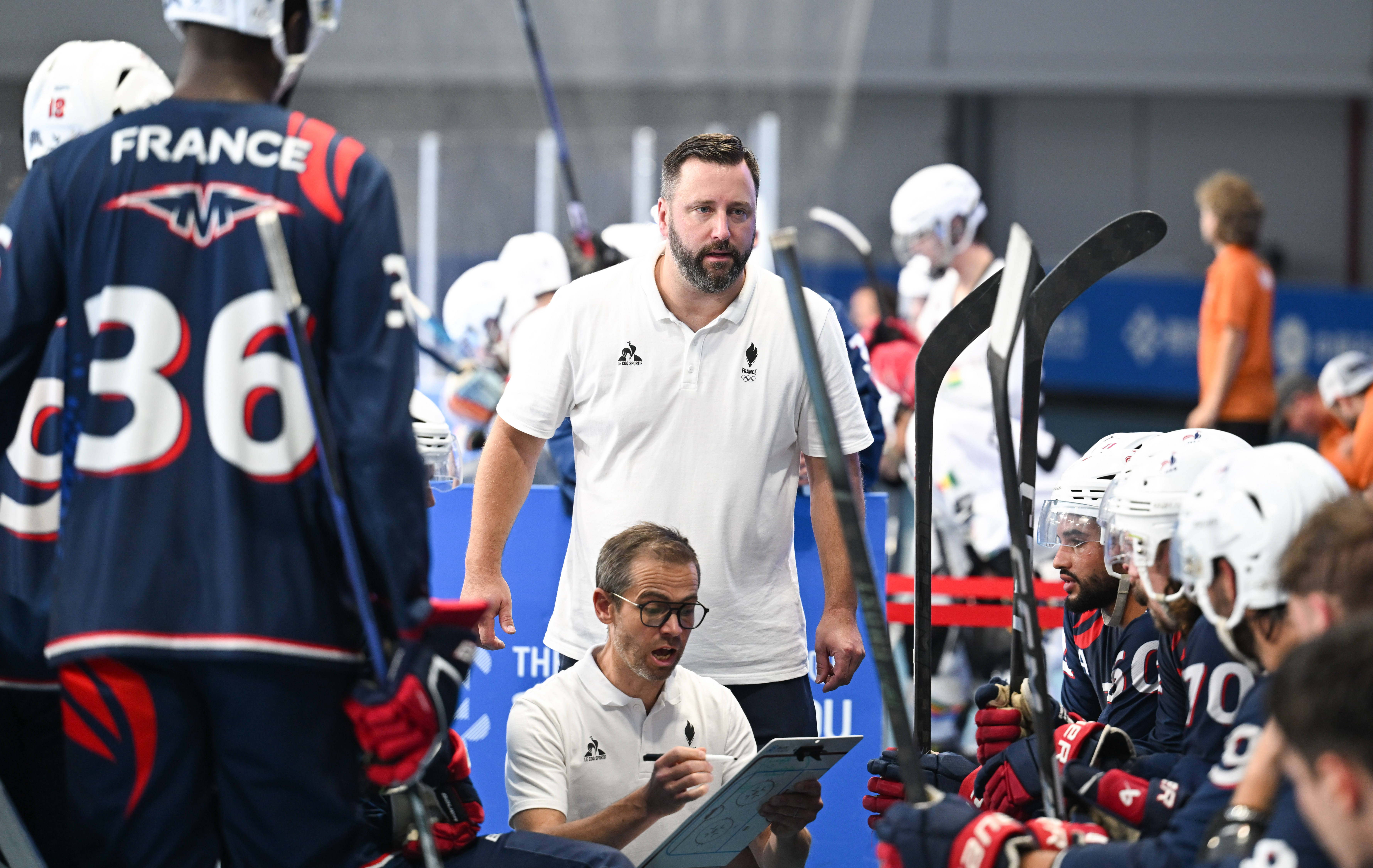 (成都世运会)单排轮滑球——男子铜牌赛:纳米比亚队胜法国队