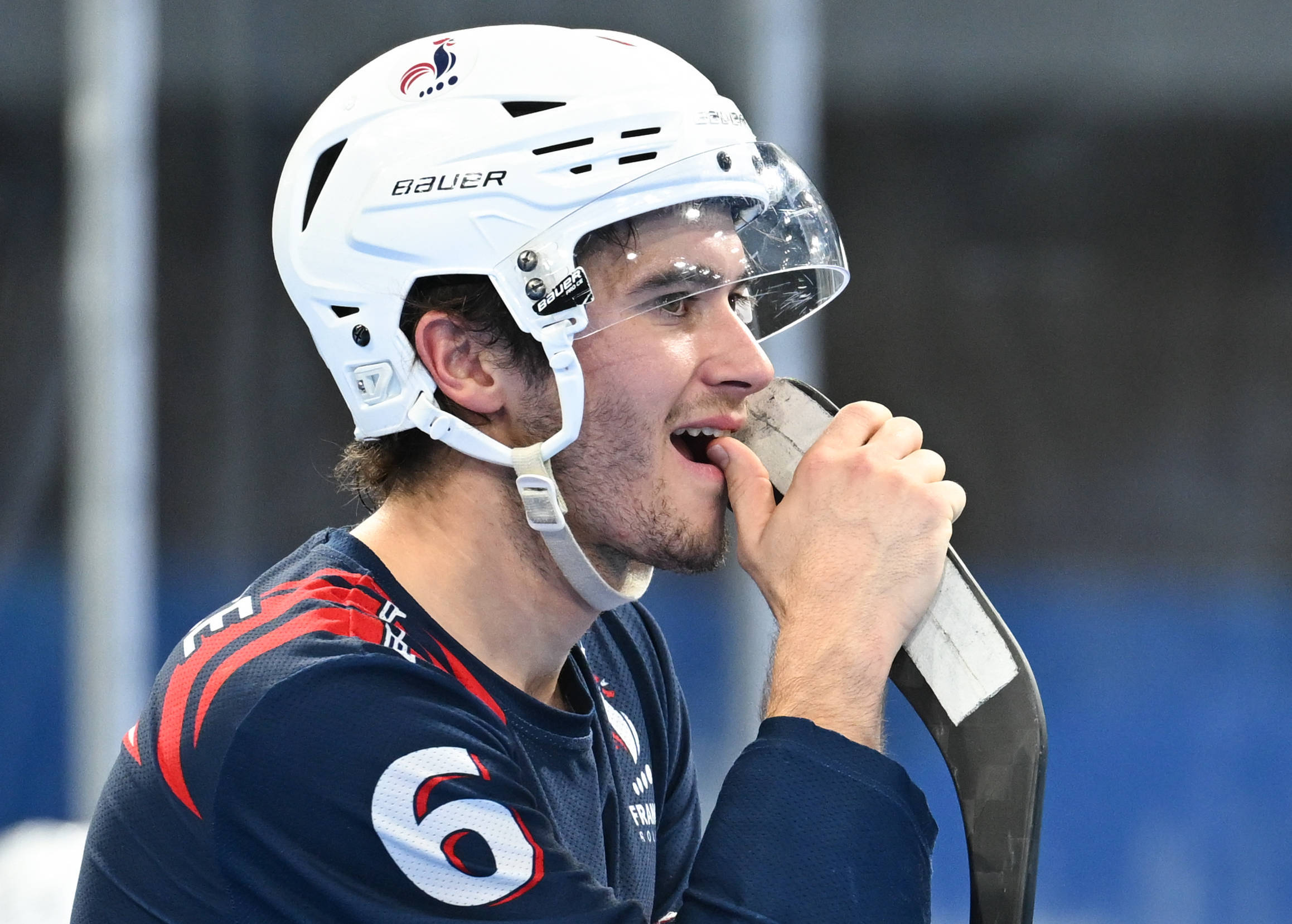 (成都世运会)单排轮滑球——男子铜牌赛:纳米比亚队胜法国队